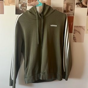 Olive green Adidas hoodie